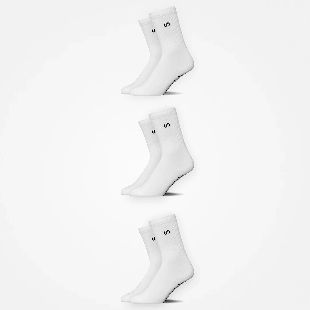 Pilates Socken | Weiß (Logo) - Image 10