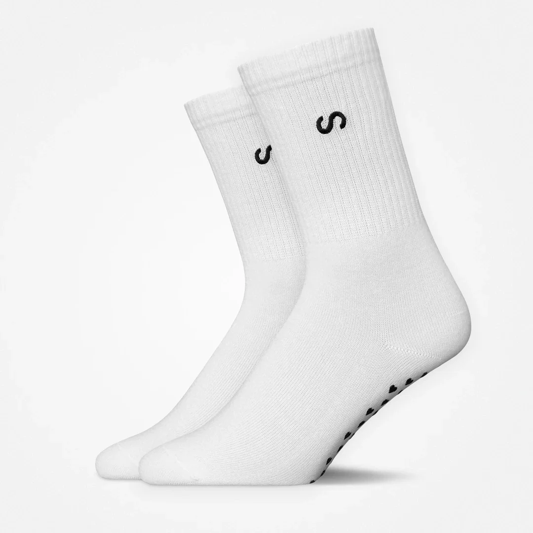 Pilates Socken | Weiß (Logo) - Image 8