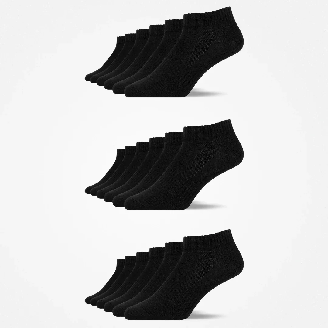 Quarter Socken | Schwarz - Image 10