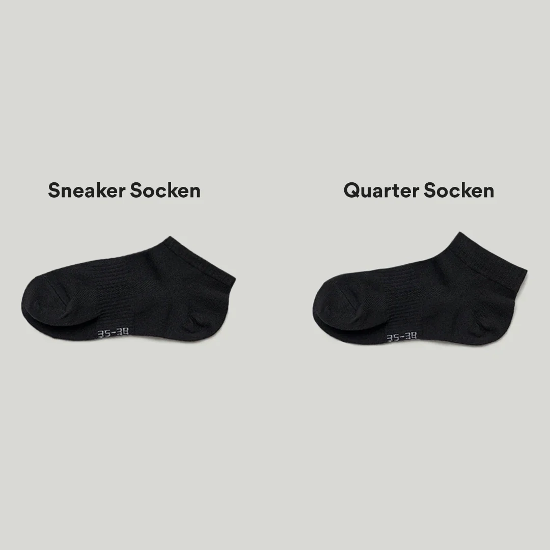 Quarter Socken | Schwarz - Image 6