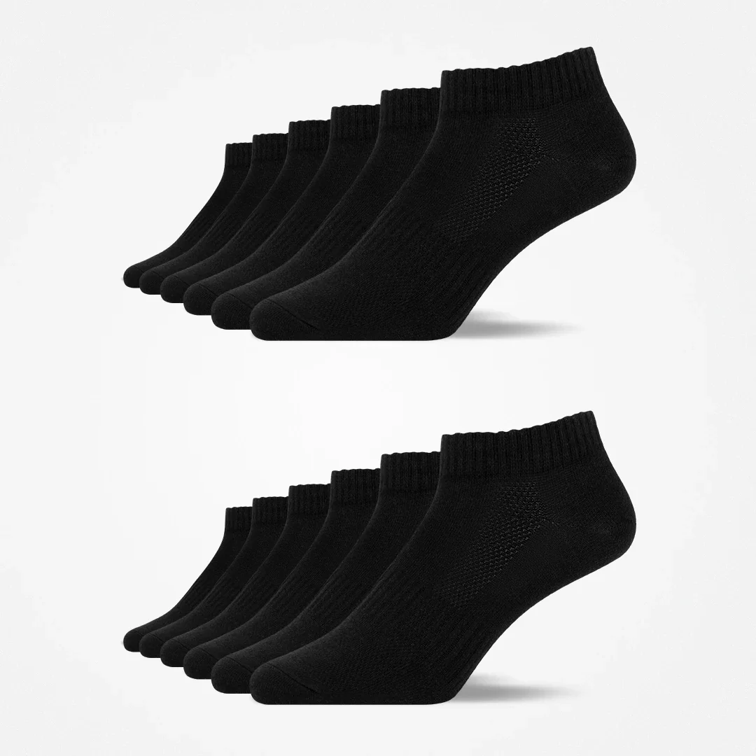 Quarter Socken | Schwarz - Image 9