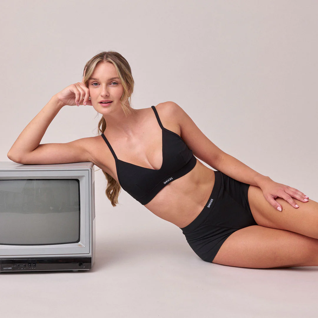 Retro Soft-BH | Schwarz - Image 3