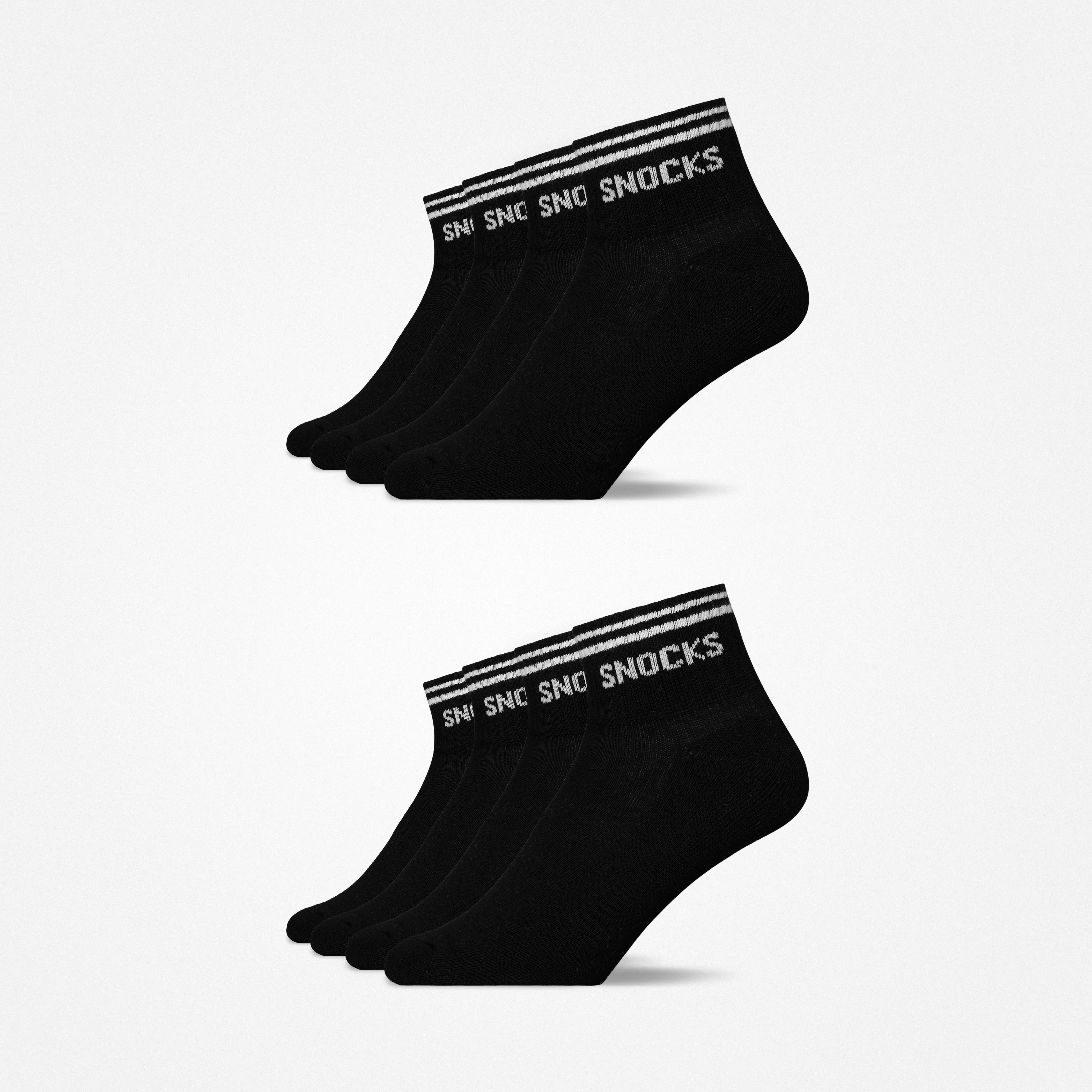 Retro Sneaker Socken | Schwarz (Streifen) - Image 10