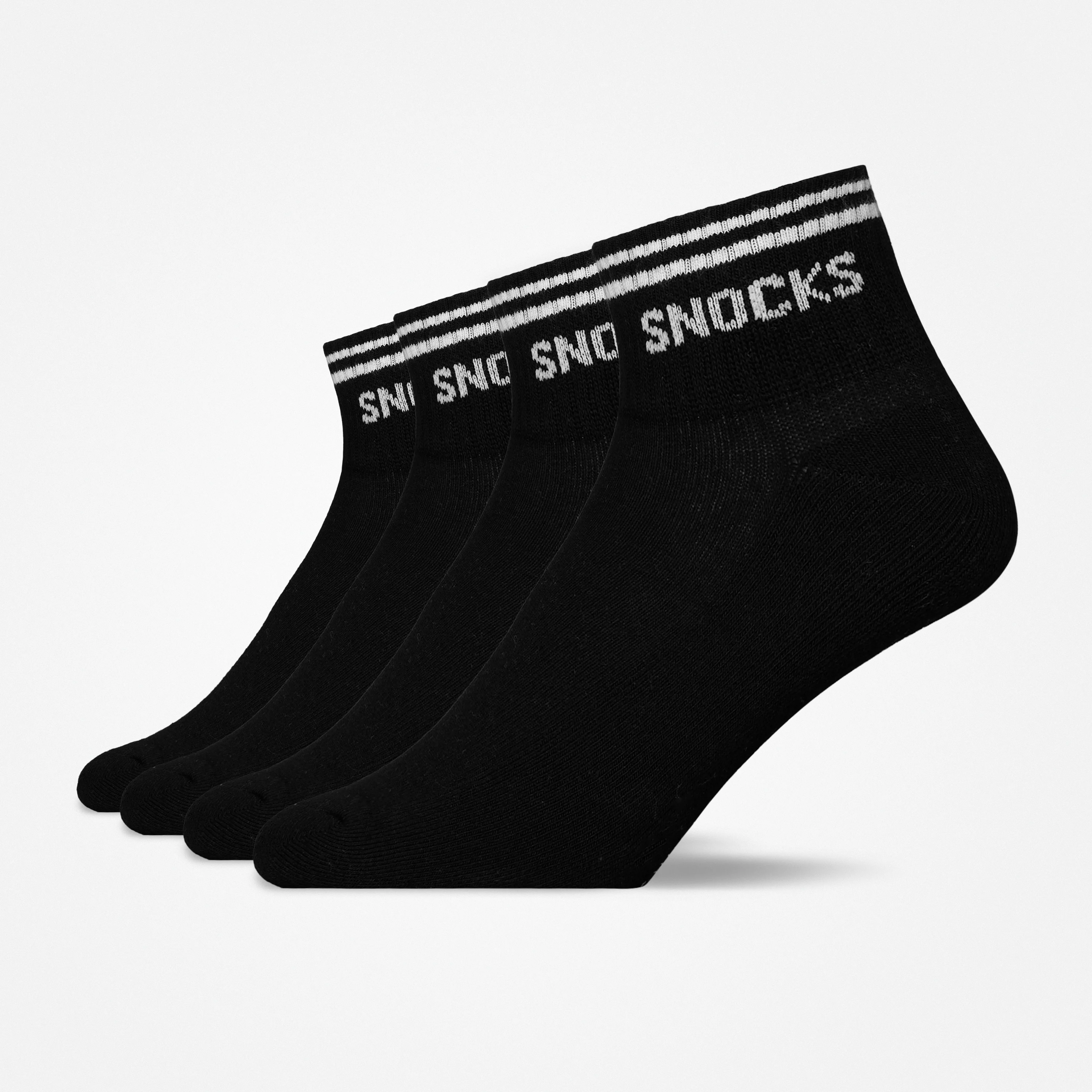 Retro Sneaker Socken | Schwarz (Streifen) - Image 9