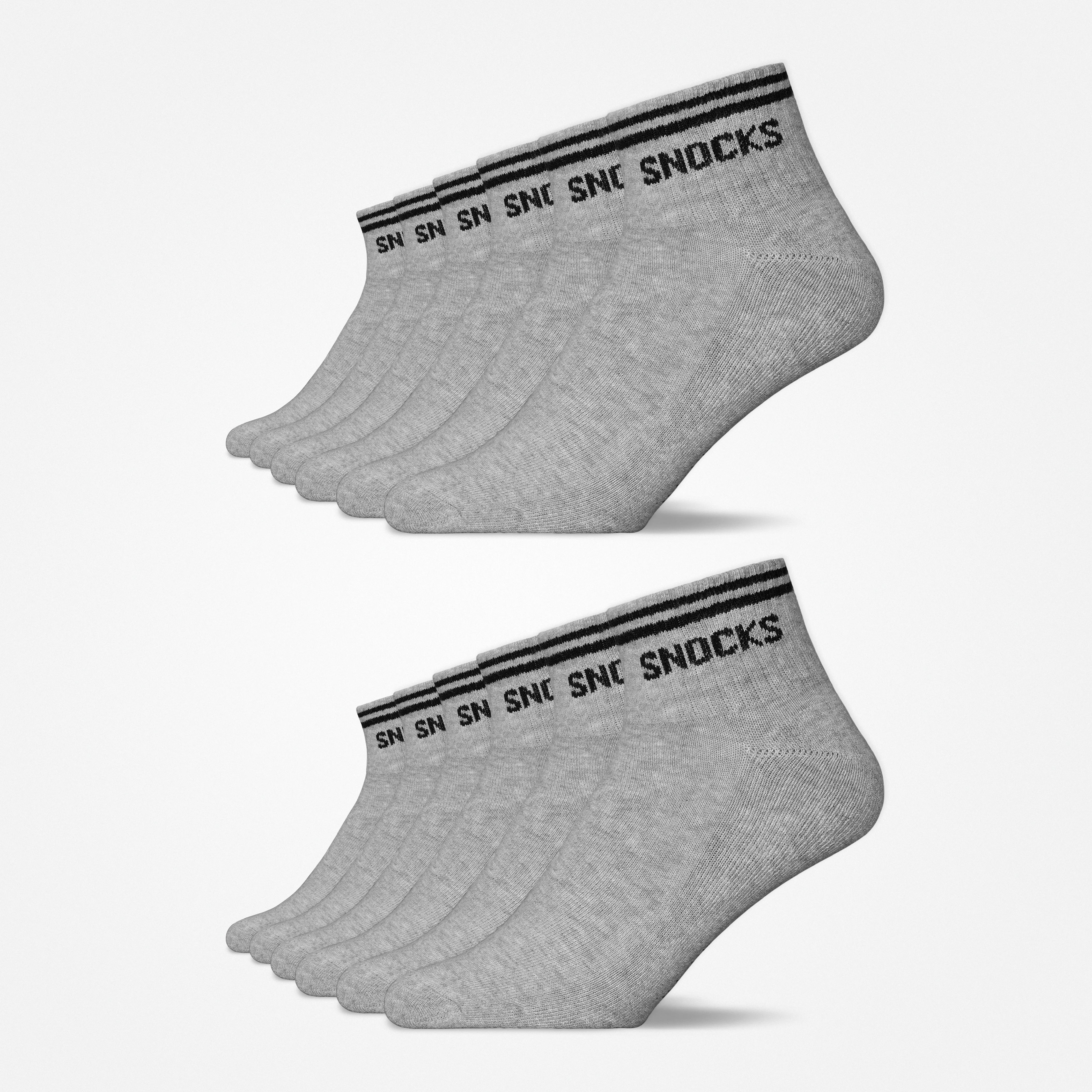 Retro Sneaker Socken | Grau (Streifen) - Image 11