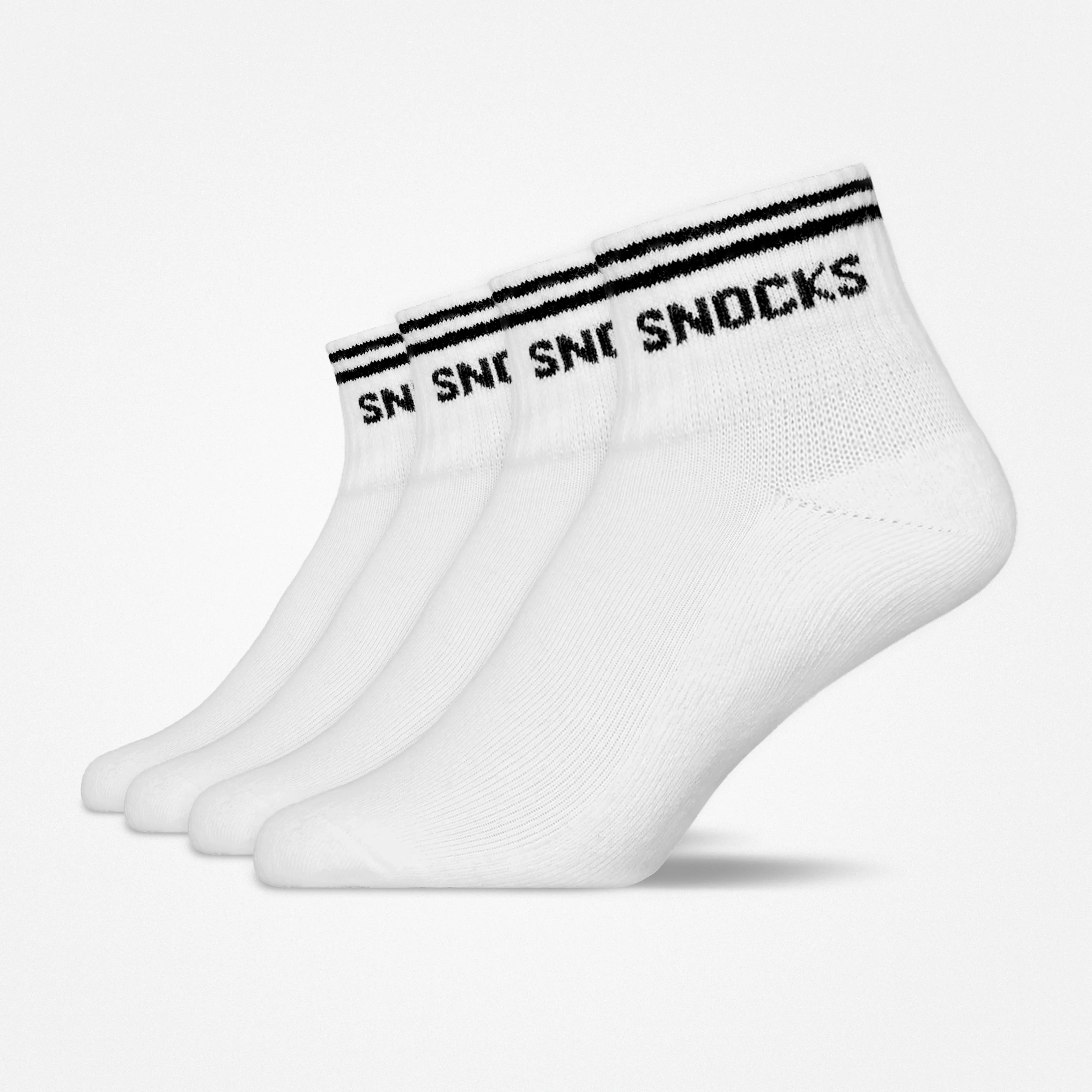 Retro Sneaker Socken | Weiß (Streifen) - Image 9