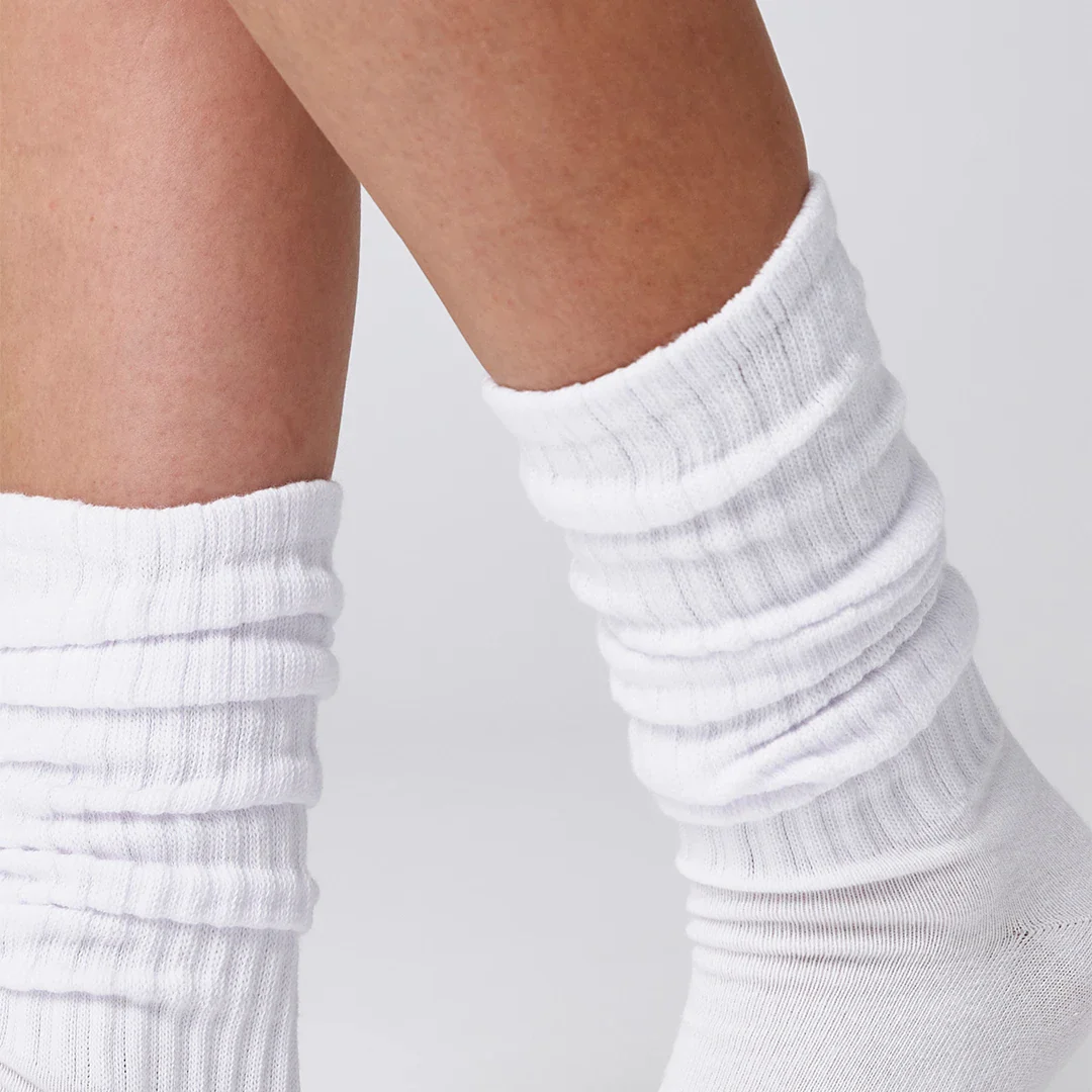 Slouch Socken | Weiß - Image 3