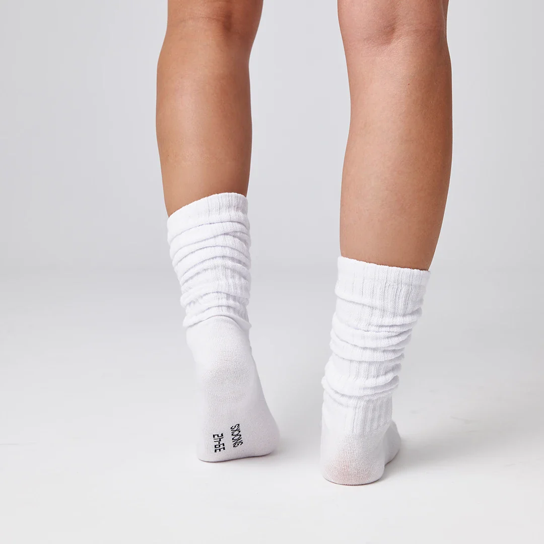 Slouch Socken | Weiß - Image 5