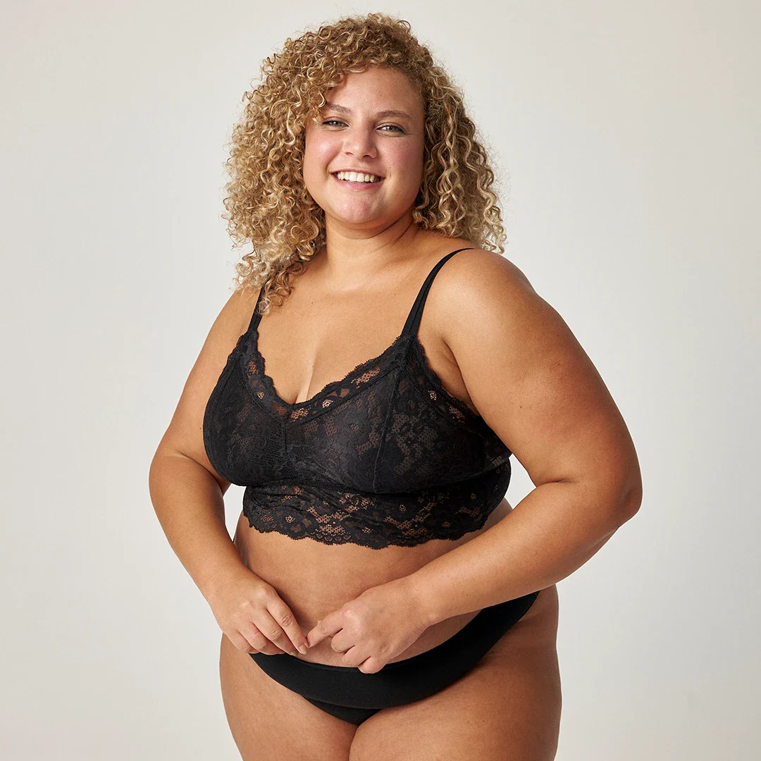 Spitzen-BH Plus Size | Schwarz - Image 6