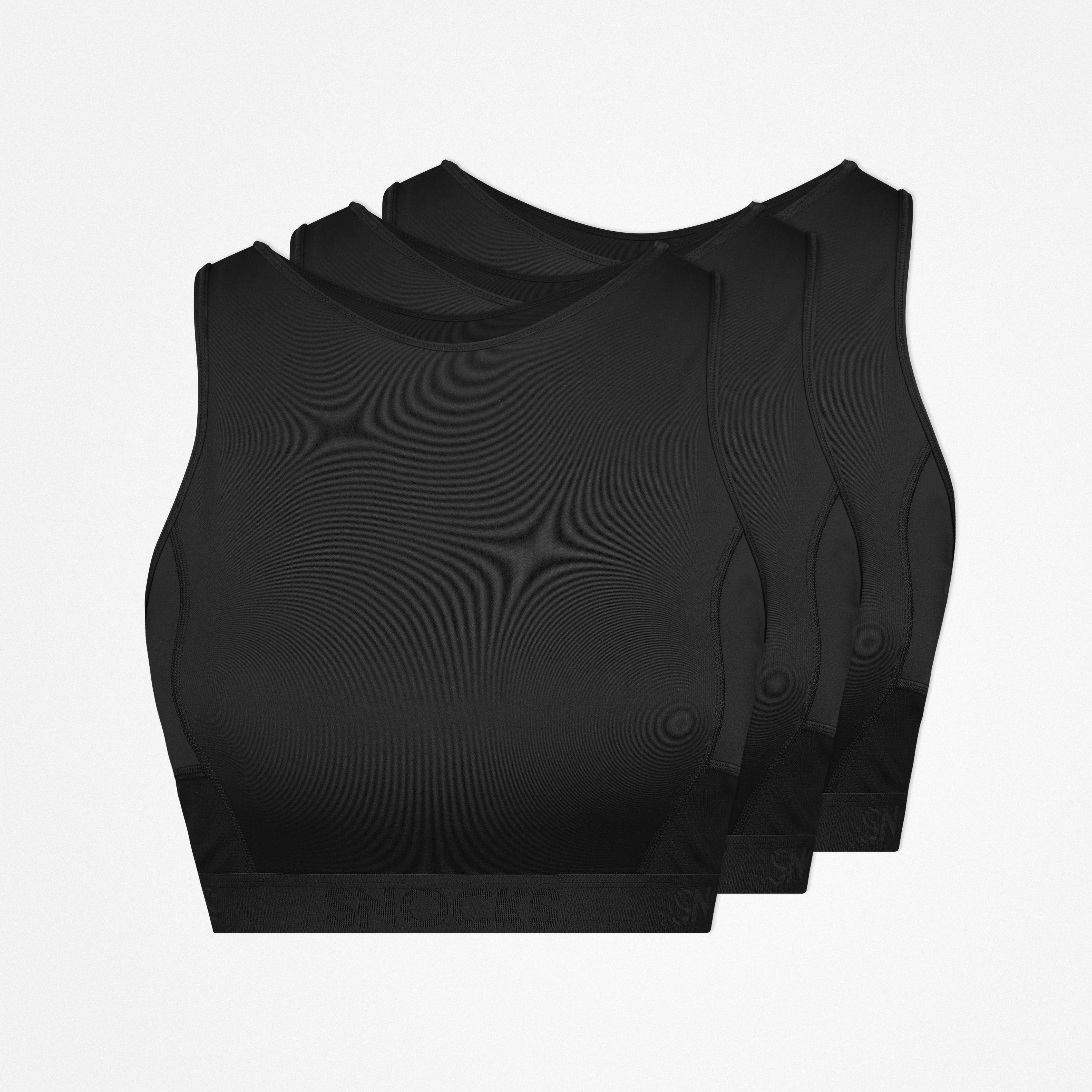 Sport-BH mit Logo | Schwarz - Image 12