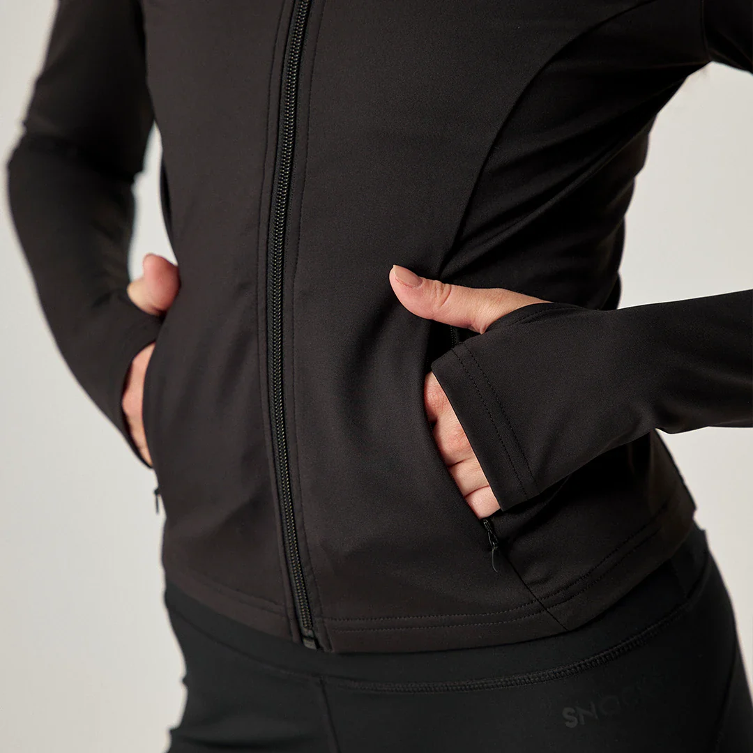Sportjacke Damen mit Reißverschluss | Schwarz - Image 5