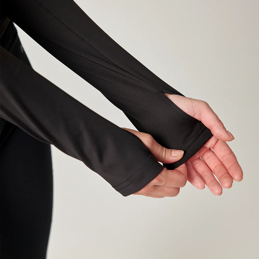 Sportjacke Damen mit Reißverschluss | Schwarz - Image 6