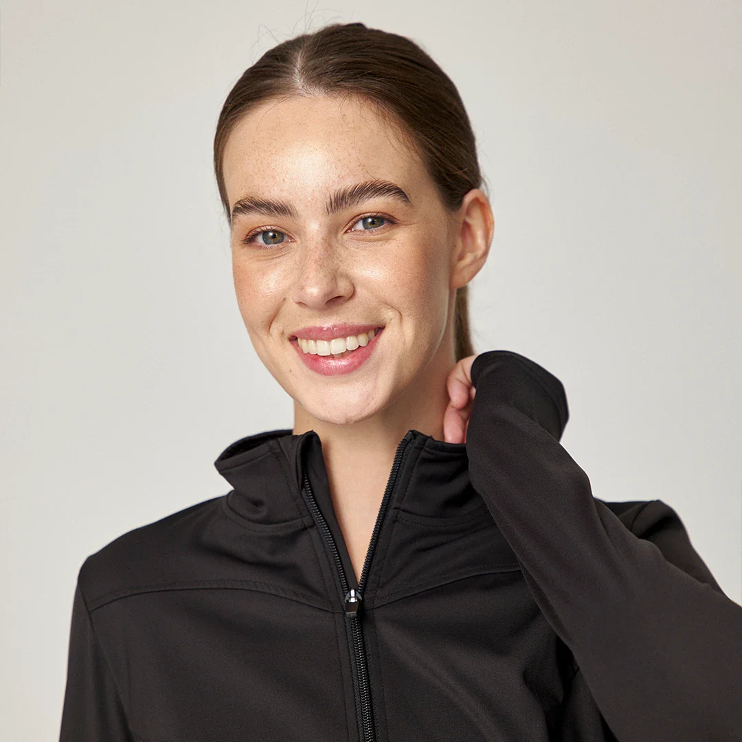 Sportjacke Damen mit Reißverschluss | Schwarz - Image 9