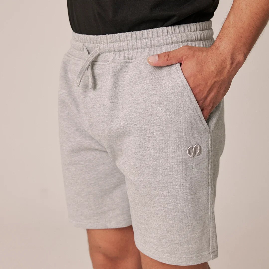 Sweatshorts Herren | Hellgrau - Image 5