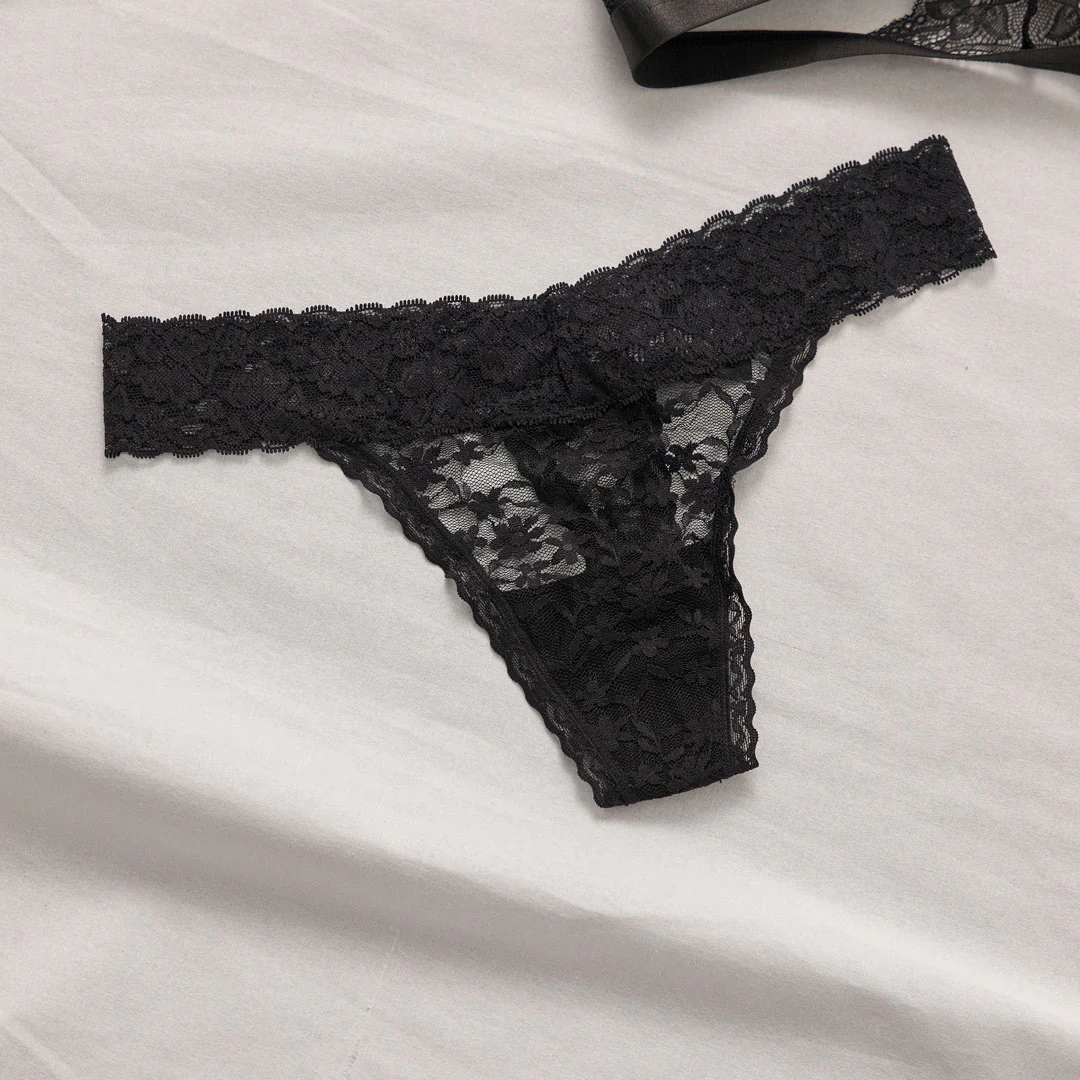 Tangas aus Spitze | Schwarz - Image 5