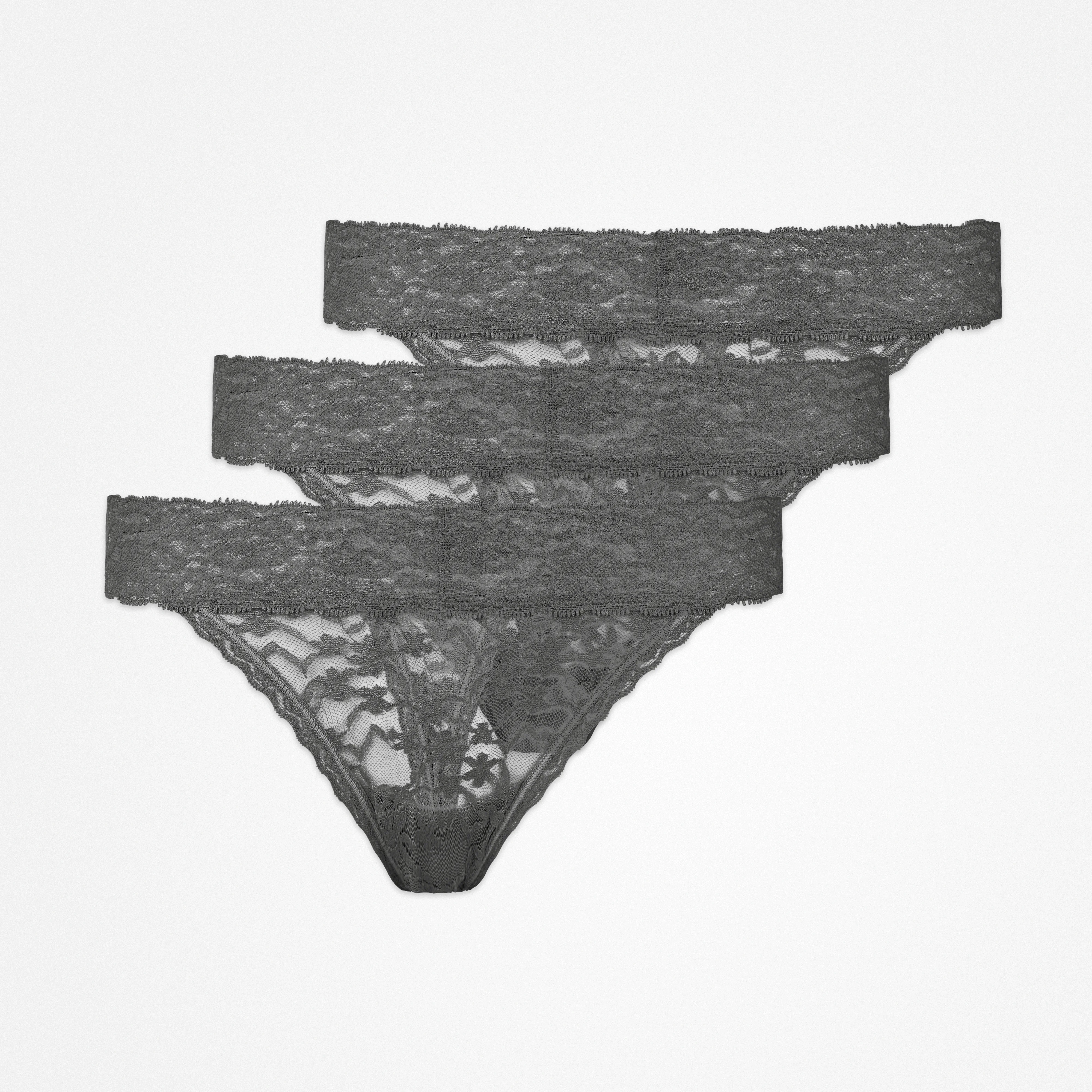 Tangas aus Spitze | Grau - Image 11