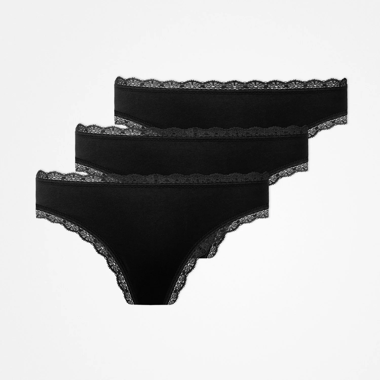 Tangas mit Spitze | Schwarz - Image 11