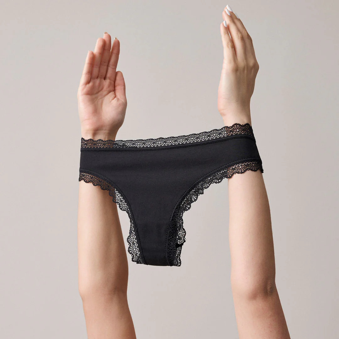 Tangas mit Spitze | Schwarz - Image 7