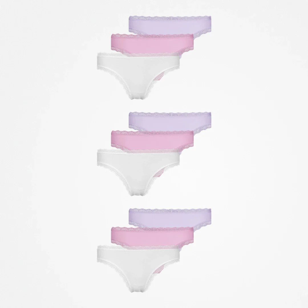 Tangas mit Spitze | Mix (Weiß/Rosa/Lila) - Image 13