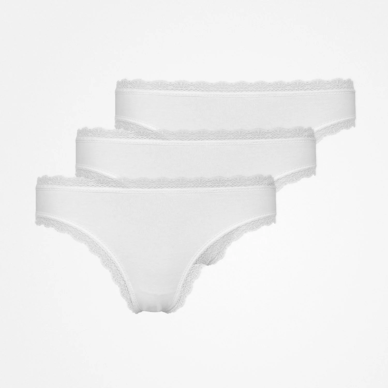Tangas mit Spitze | Weiß - Image 11