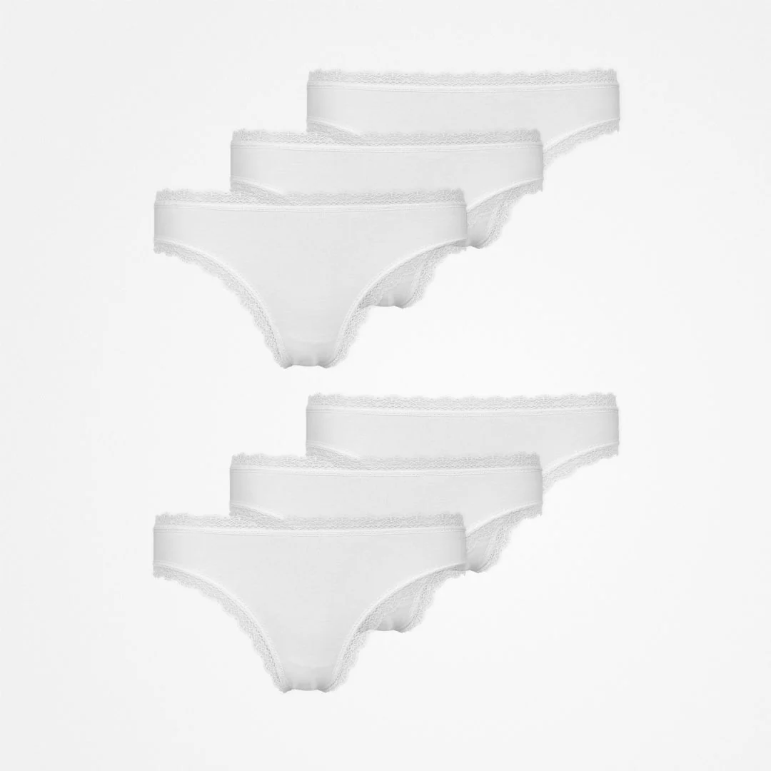 Tangas mit Spitze | Weiß - Image 12