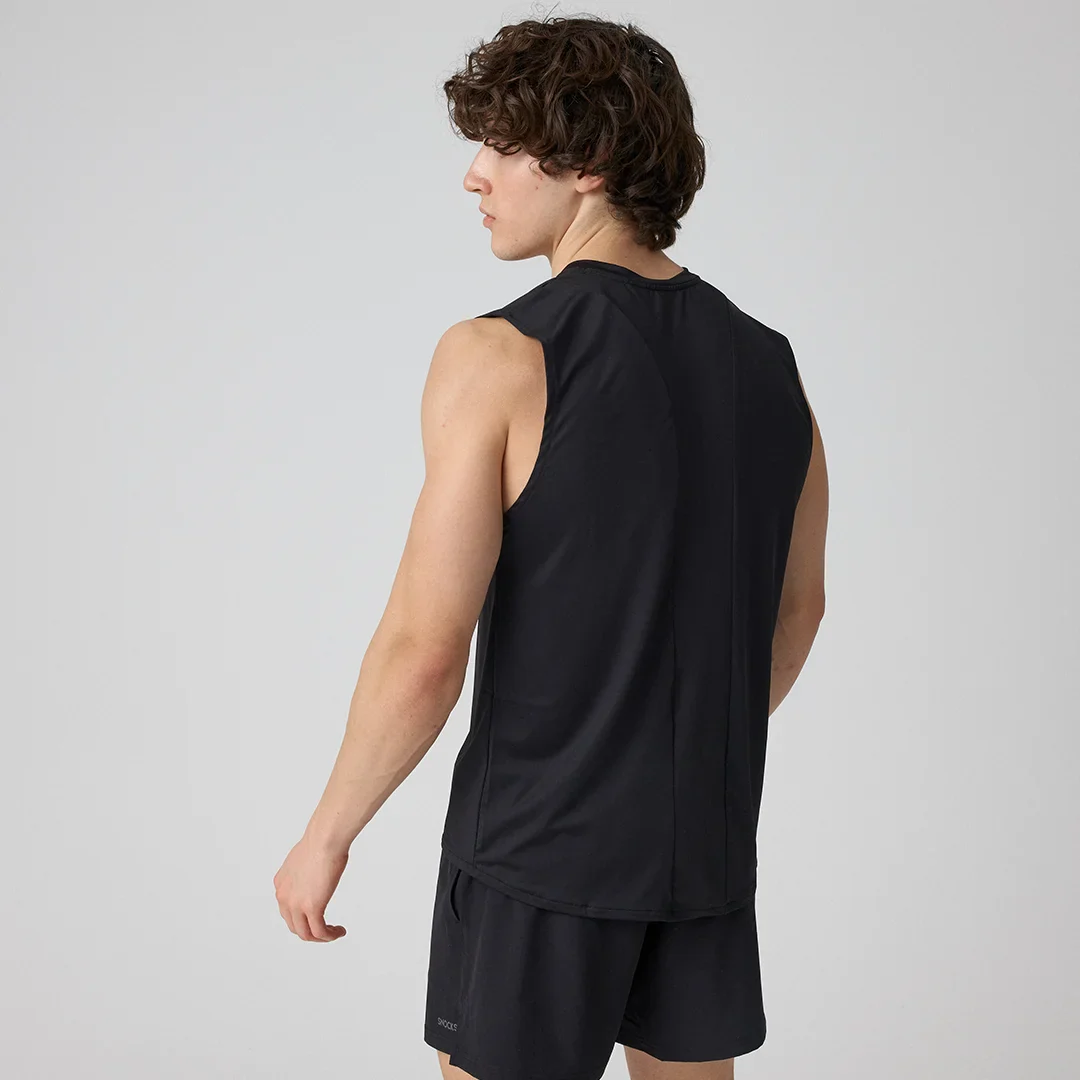 Tank Top Mesh Herren | Schwarz - Image 5