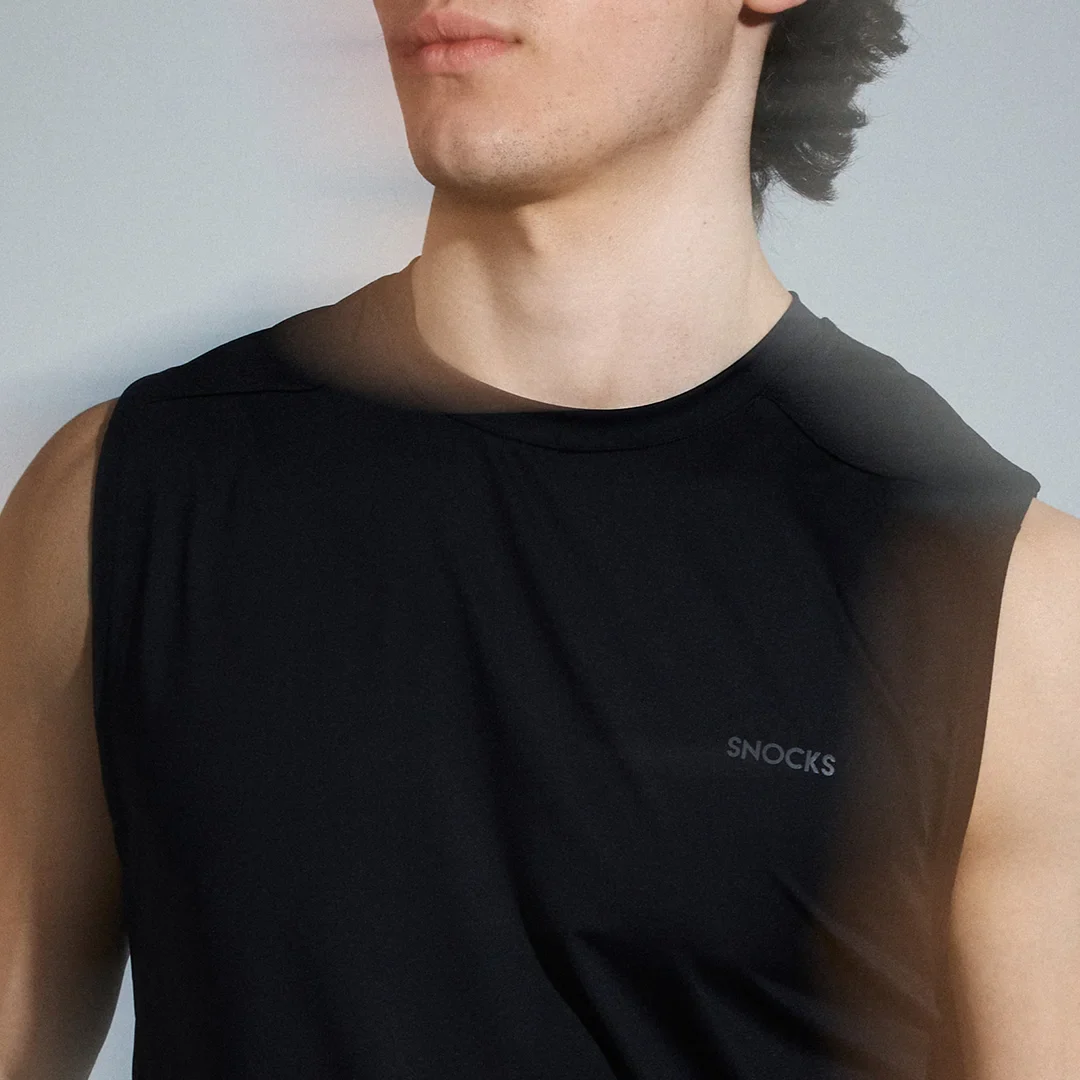 Tank Top Mesh Herren | Schwarz - Image 6