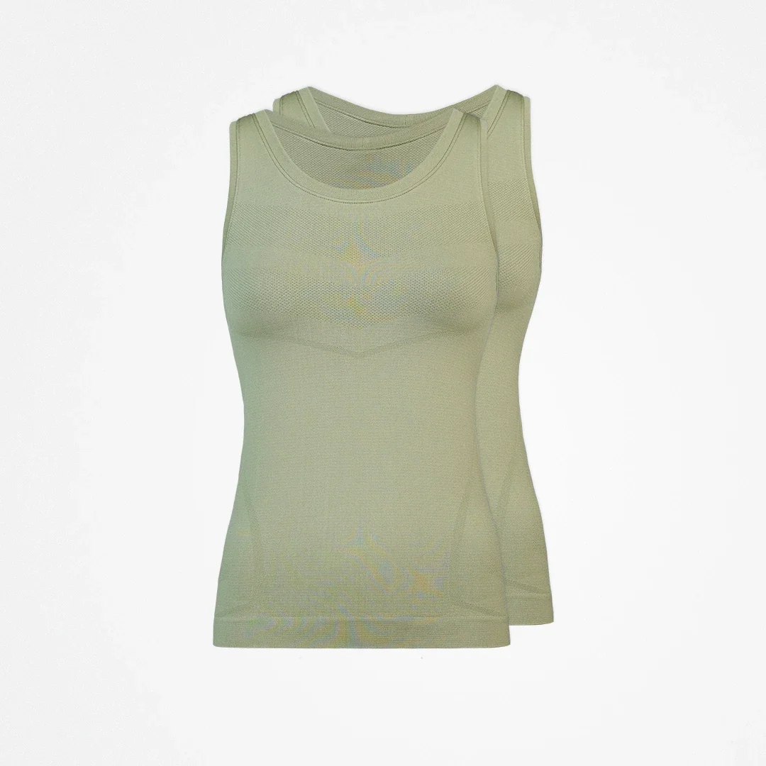 Tank Top Seamless Damen | Hellgrün - Image 10