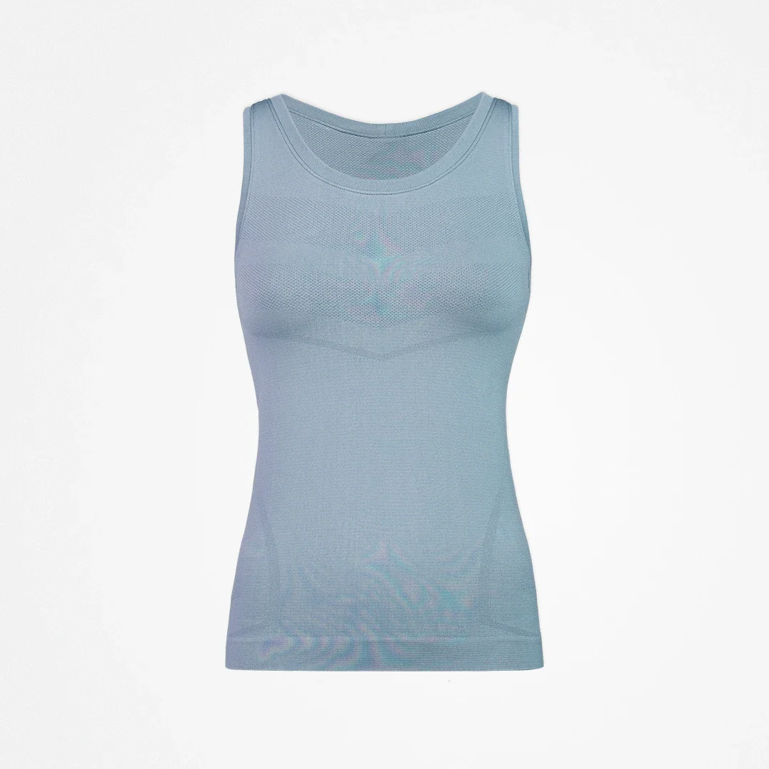 Tank Top Seamless Damen | Taubenblau - Image 9