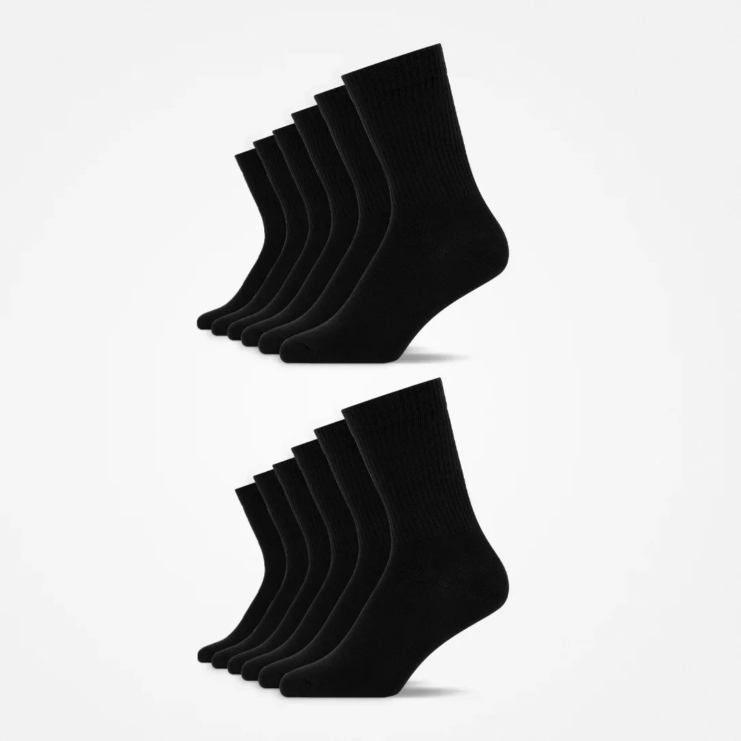 Tennissocken | Schwarz - Image 8