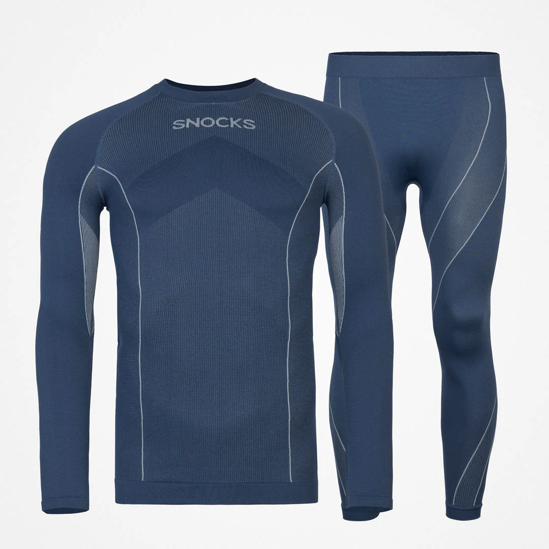Thermounterwäsche Herren mit Daumenloch | Dunkelblau - Image 9