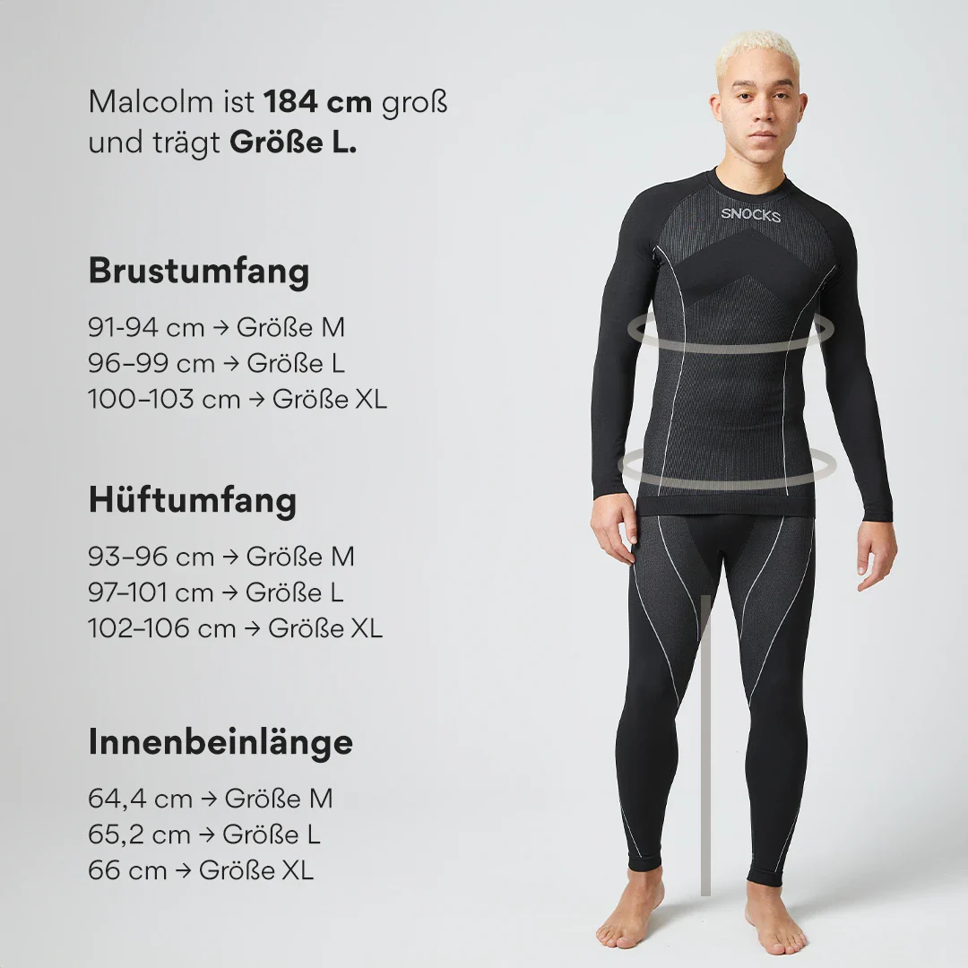 Thermounterwäsche Herren mit Daumenloch | Olive - Image 8