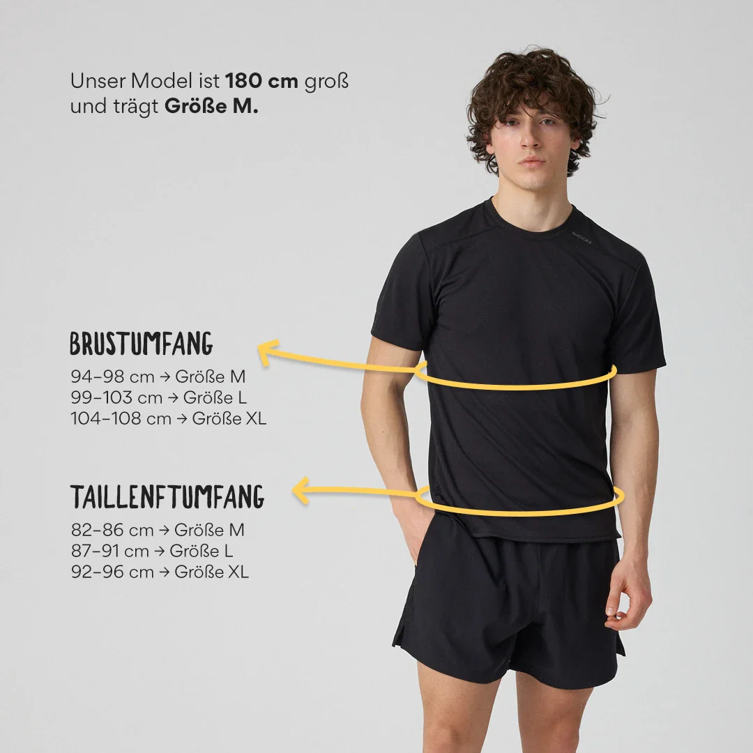 Trainingsshirt Mesh Herren | Schwarz - Image 10
