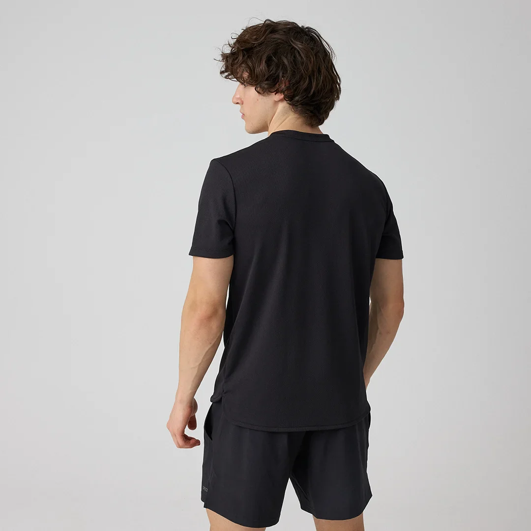 Trainingsshirt Mesh Herren | Schwarz - Image 5