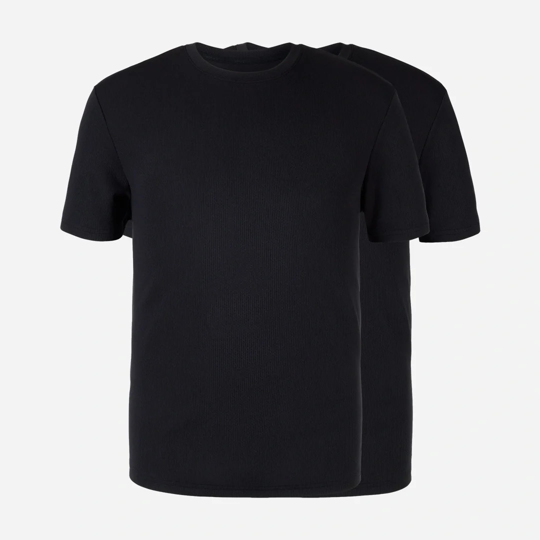 Trainingsshirt Allover Mesh Herren | Schwarz - Image 10