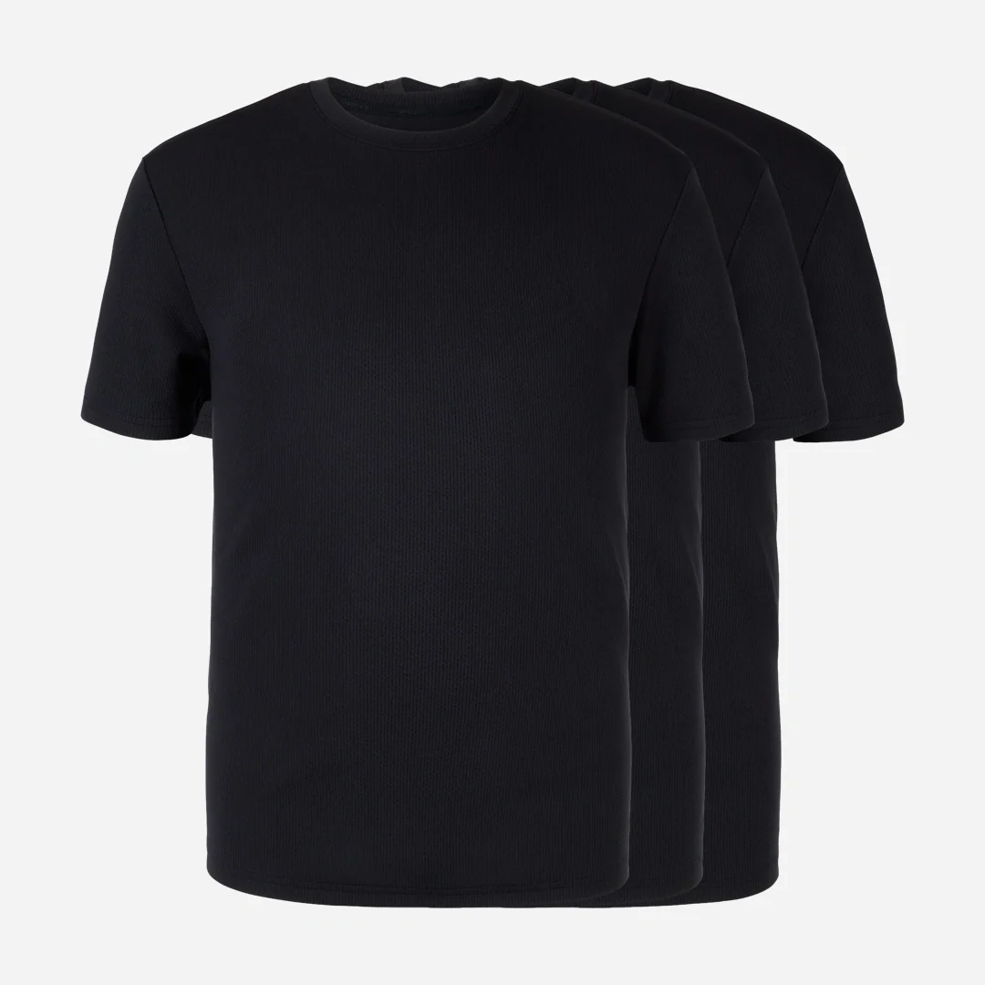 Trainingsshirt Allover Mesh Herren | Schwarz - Image 11