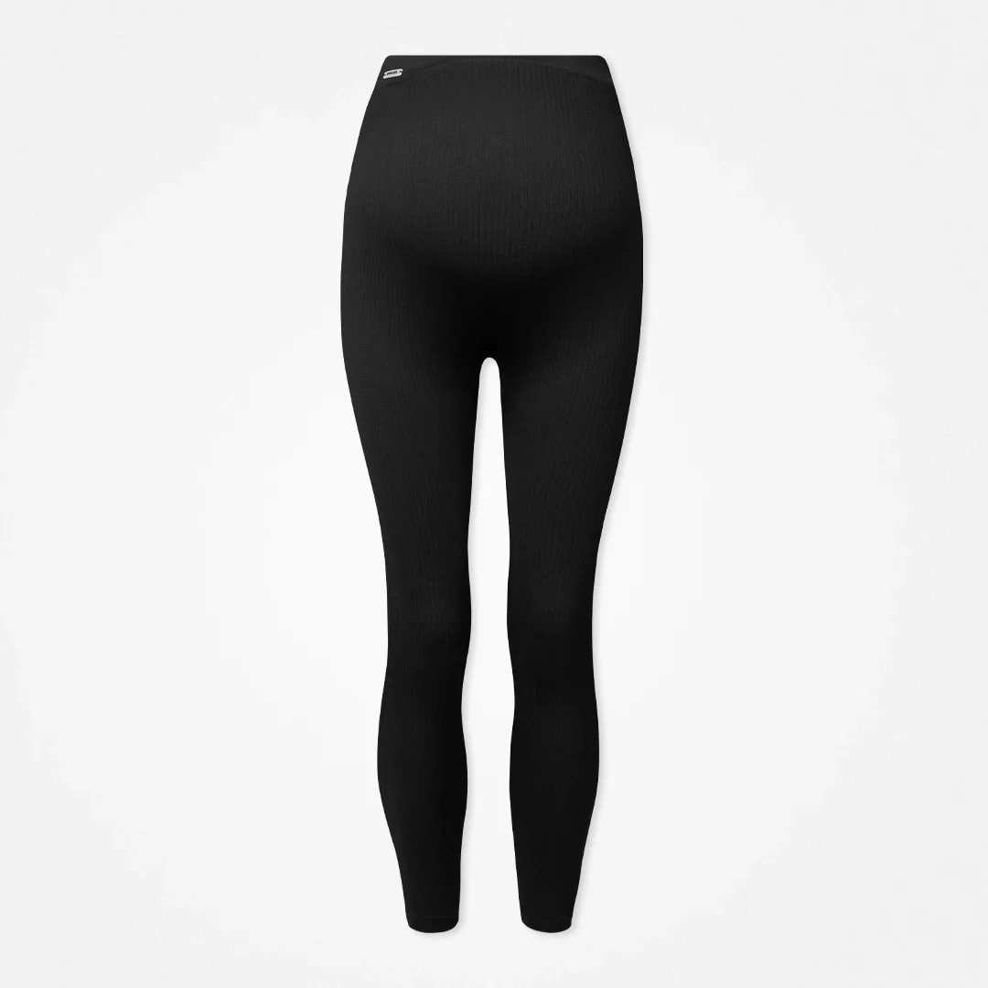 Umstandsleggings Seamless | Schwarz - Image 8