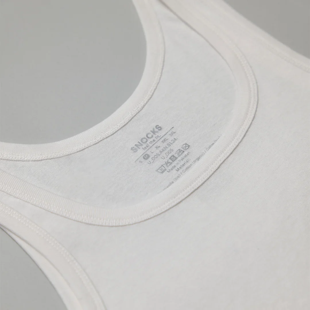 Unterhemd Tank Top Herren | Schwarz - Image 5